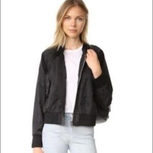 Free People Midnight Bomber Jacket